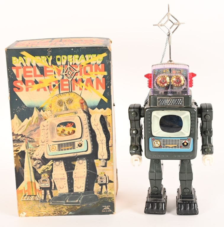 ALPS BATTERY OP TELEVISION SPACEMAN w/ BOX (1 of 12)