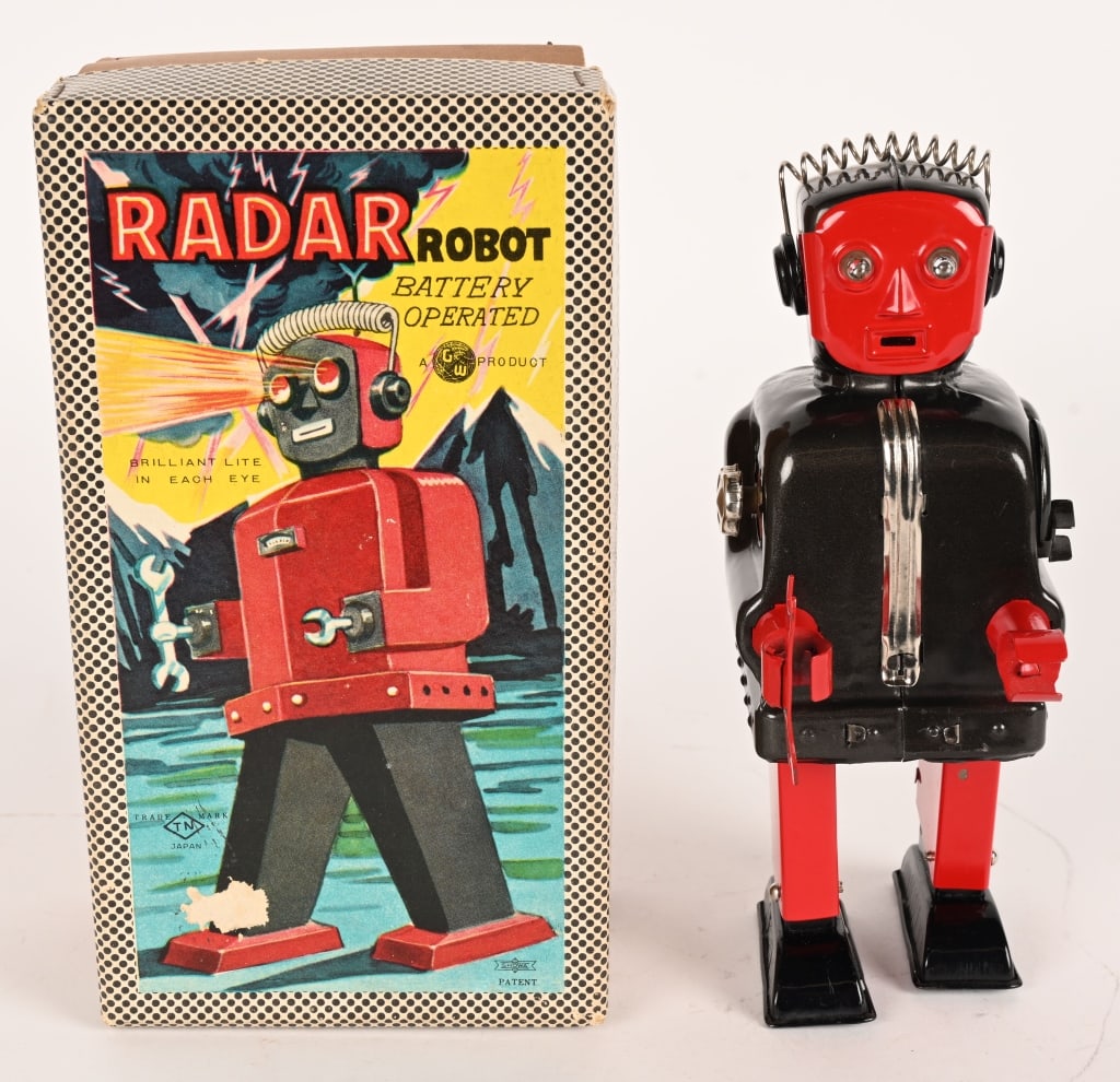 NOMURA BATTERY OP RADAR ROBOT w/ BOX (1 of 11)