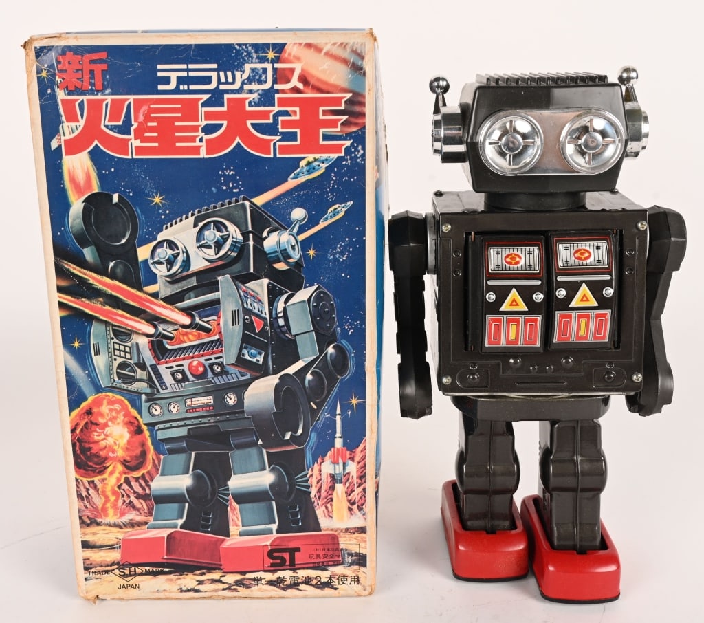 HORIKAWA BATTERY OP ROTATE-O-MATIC ROBOT w/ BOX (1 of 12)