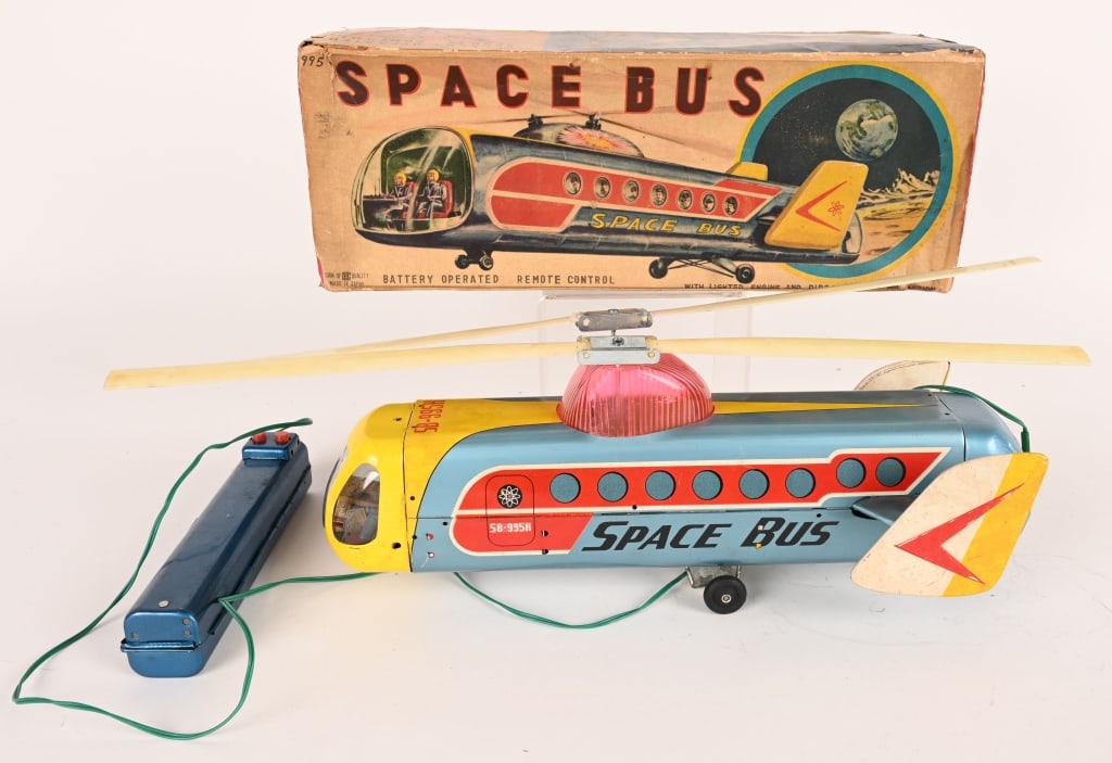 BANDAI BATTERY OP SPACE BUS w/ BOX (1 of 11)