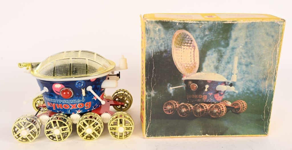 RUSSIAN BATTERY OP LUNOKHOD LUNAR ROVER w/ BOX (1 of 10)