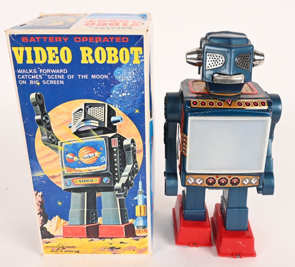 HORIKAWA BATTERY OP VIDEO ROBOT w/ BOX (1 of 11)