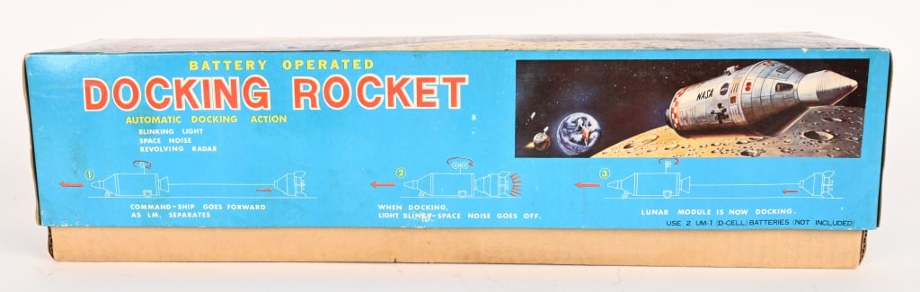 DAIYA BATTERY OP DOCKING ROCKET w/ BOX - 8