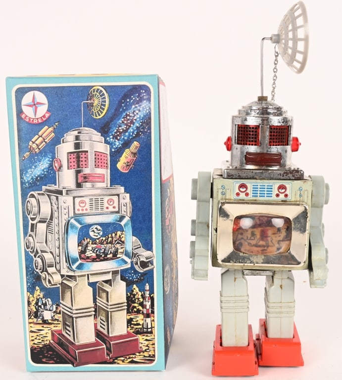 ESTRELLA BATTERY OP ROBO COM TV ROBOT (1 of 12)