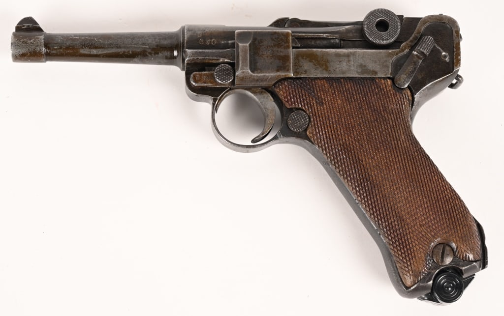 WW1 ERA ERFURT LUGER SEMI AUTO 9MM MADE 1916 (1 of 13)
