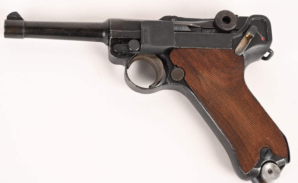 WW1 ERA ERFURT LUGER SEMI AUTO 9MM MADE 1916 (1 of 13)