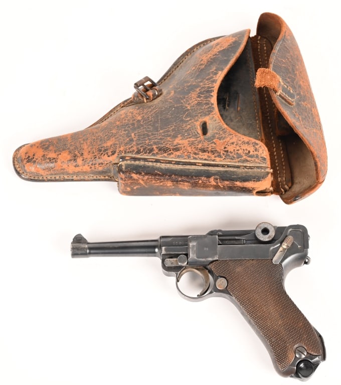 1936 S/42 GERMAN P-08 LUGER PISTOL WITH HOLSTER (1 of 16)