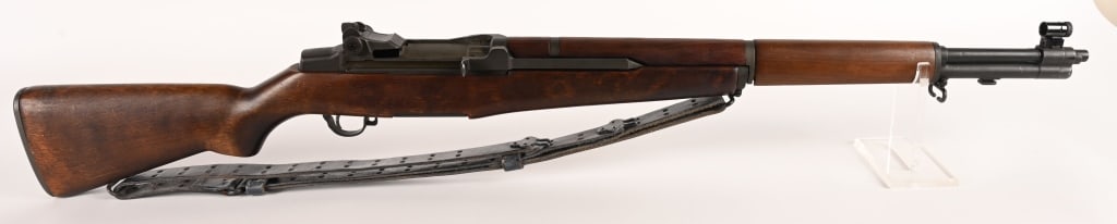 INTERNATIONAL HARVESTER M1 GARAND RIFLE 30-06 SPRG: SERIAL NUMBER: 4586251 BARREL: 24" CALIBER: 30-06 SPRG. MANUFACTURED: 1953 This rifle is a match build up at some point. Receiver is marked D6528291-1 with SA NM/2A rear sight installed. Bolt is