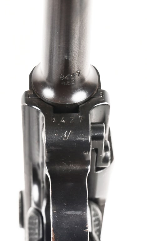 EXCEPTIONAL BLACK WIDOW LUGER RIG BYF 41 CODE - 10