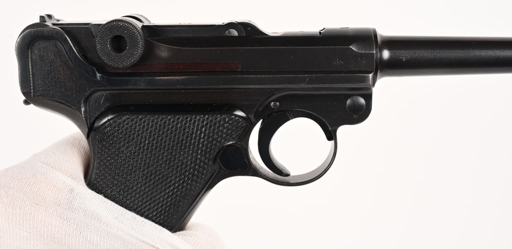 EXCEPTIONAL BLACK WIDOW LUGER RIG BYF 41 CODE - 8