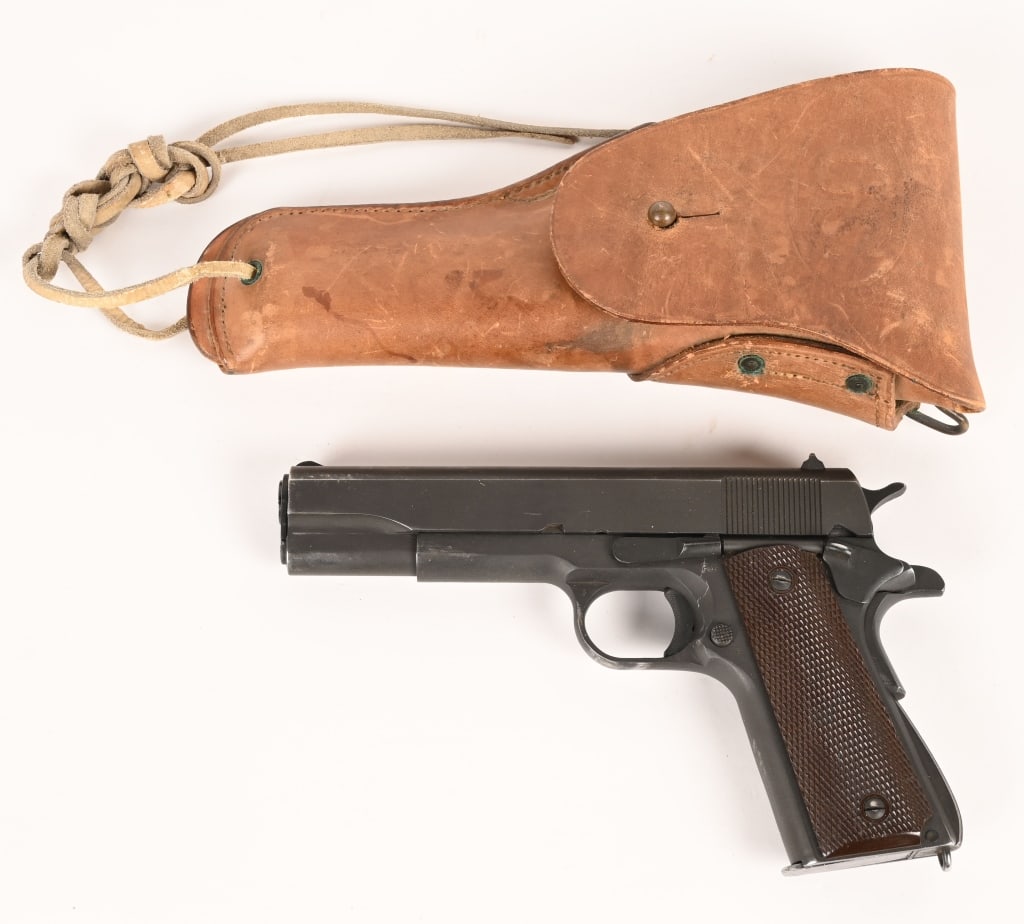 WW2 REMINGTON RAND M1911A1 WITH HOLSTER (1 of 12)