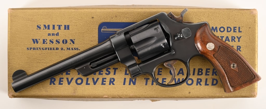 SMITH & WESSON PRE MODEL 21 6 1/2" 44 MILITARY (1 of 11)