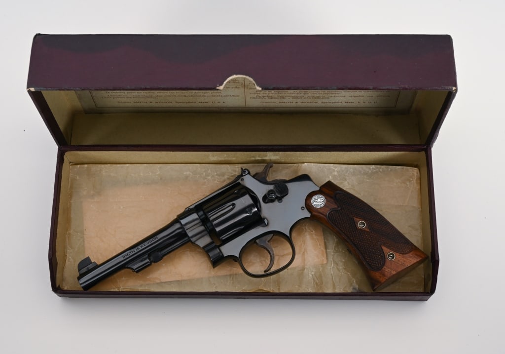 SMITH & WESSON PRE WAR 22/32 KIT GUN LETTER ANIB (1 of 13)