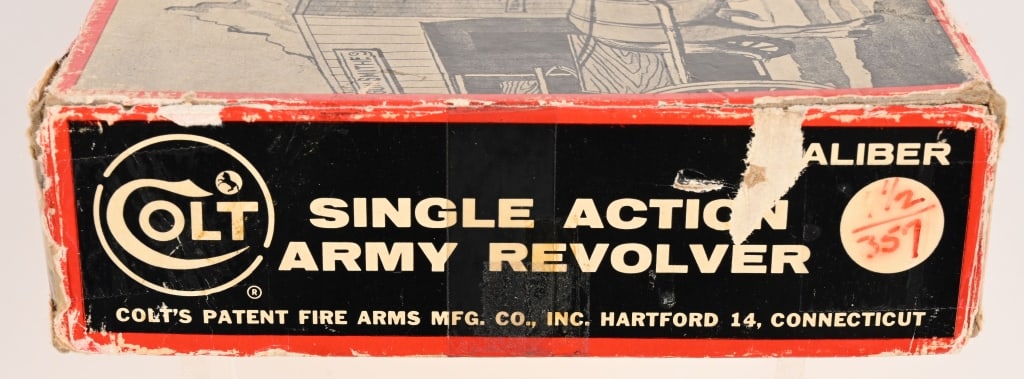 BOXED COLT SINGLE ACTION ARMY 2ND GENERATION .357 - 6