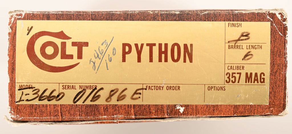 1975 COLT PYTHON 6" ORIGINAL BOX 357 MAGNUM - 2