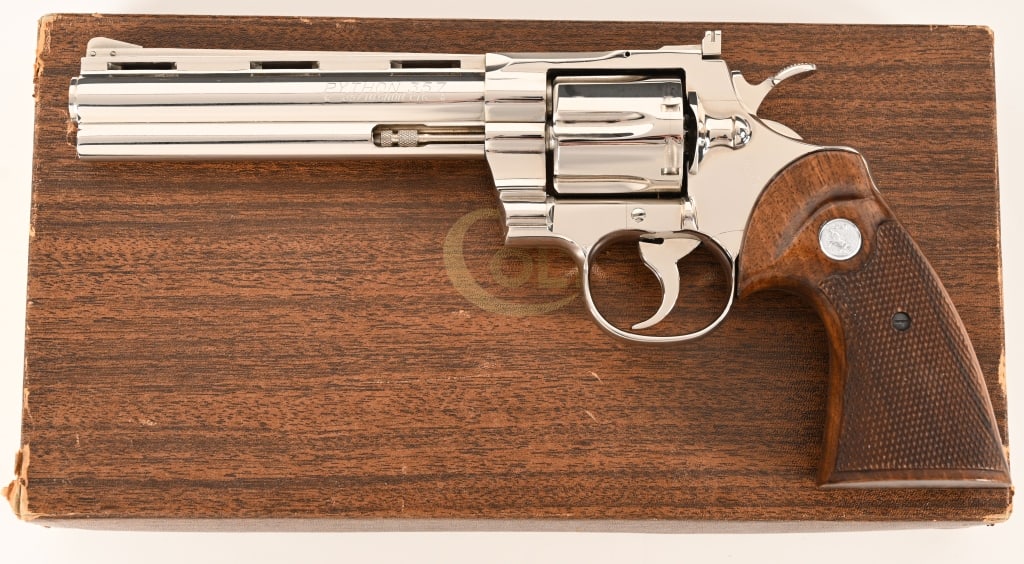 COLT PYTHON 6" FACTORY LETTER 1967 357 MAGNUM (1 of 11)