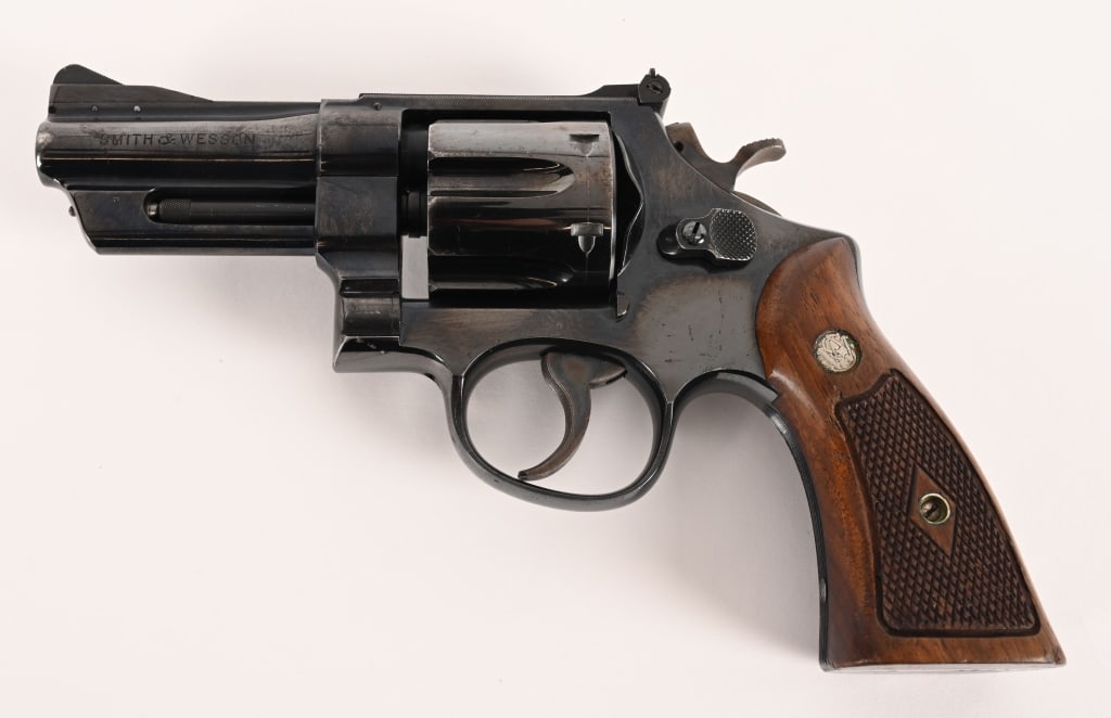 SMITH & WESSON PRE MODEL 27 SCARCE 3.5" 357 MAGNUM: SERIAL NUMBER: S139120 BARREL: 3 1/2" CALIBER: .357 MAGNUM MANUFACTURED: 1954 This sought after Pre Model 27 was built on the five screw N frame and is equipped with a 3 1/2" barrel, original bright b