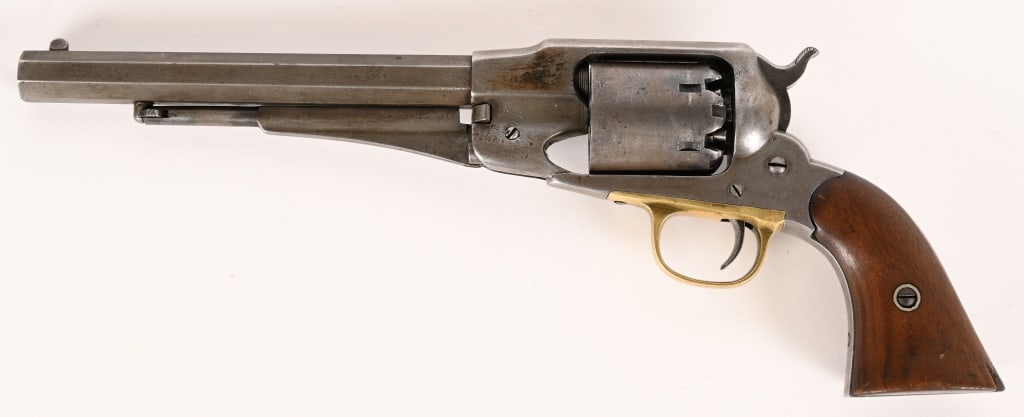 MARTIALLY MARKED REMINGTON ARMY REVOLVER (1 of 12)
