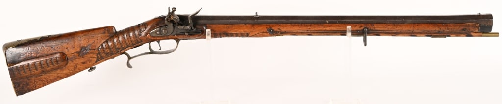 18TH CENTURY FLINTLOCK SHORT RIFLE (1 of 20)
