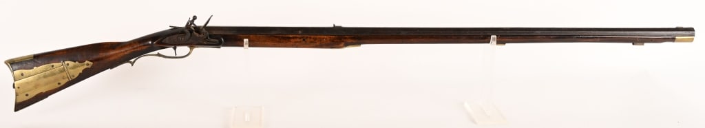 FLINTLOCK FULL STOCK RIFLE (1 of 14)