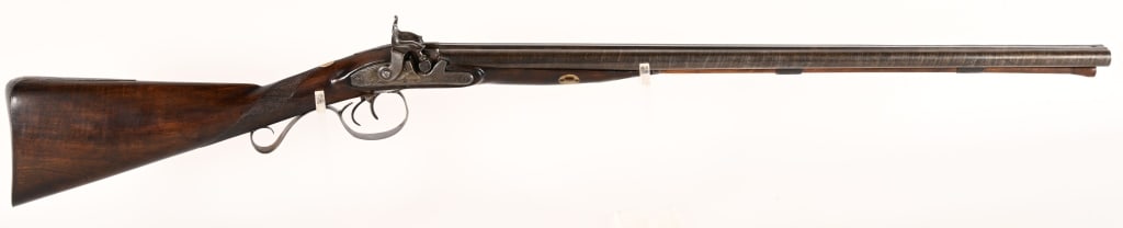 RANSON CONVERTED FLINTLOCK SxS SHOTGUN (1 of 14)