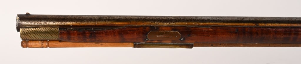 FLINTLOCK CONVERSION FULLSTOCK TIGER MAPLE RIFLE - 12