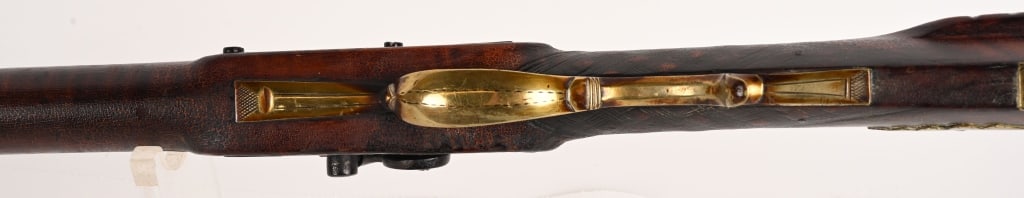 FLINTLOCK CONVERSION FULLSTOCK TIGER MAPLE RIFLE - 13