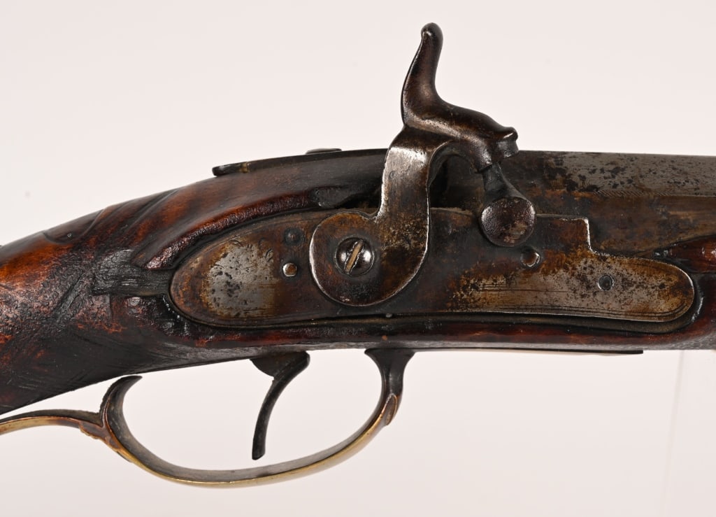 FLINTLOCK CONVERSION FULLSTOCK TIGER MAPLE RIFLE - 2