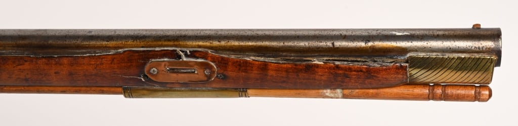 FLINTLOCK CONVERSION FULLSTOCK TIGER MAPLE RIFLE - 6
