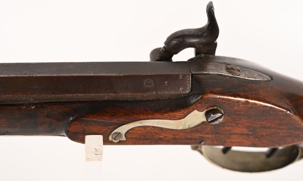 TRYON SILVER MOUNTED PERCUSSION RIFLE - 13