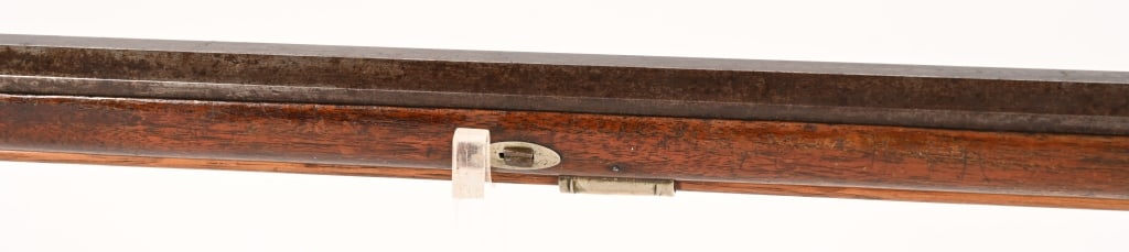 TRYON SILVER MOUNTED PERCUSSION RIFLE - 14