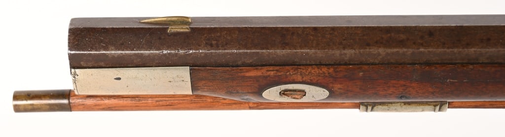 TRYON SILVER MOUNTED PERCUSSION RIFLE - 15