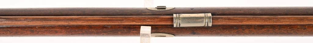 TRYON SILVER MOUNTED PERCUSSION RIFLE - 19