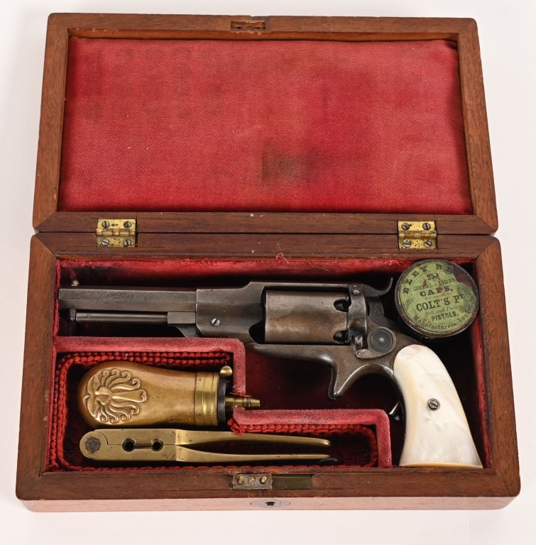 CASED REMINGTON BEALS 3RD MODEL REVOLVER (1 of 13)