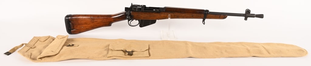 BRITISH NUMBER 5 JUNGLE CARBINE CAL, .303 BRITISH: SERIAL NUMBER f7927. BARREL 18". CALIBER .303 BRITISH. MANUFACTURED 1945. Manufactured at Fazakerly Arsenal for issue in the Pacific theatre of the WW2. Continued manufacture post war for issue to Bri