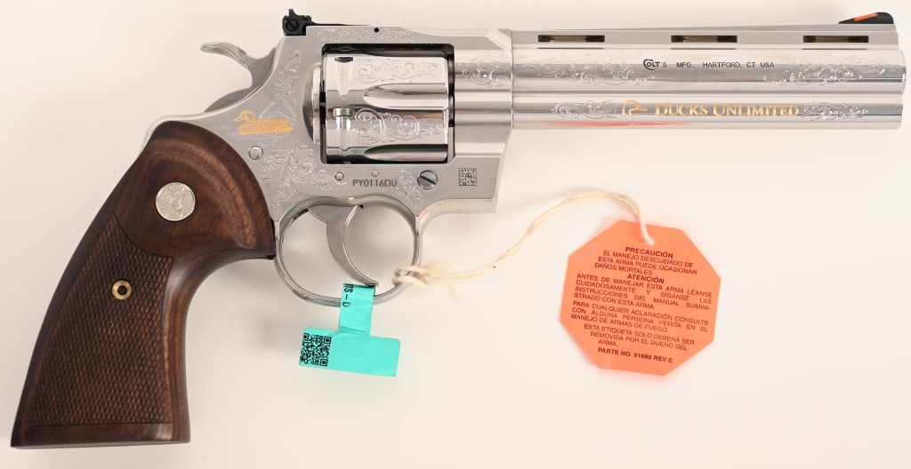 COLT PYTHON DUCKS UNLIMITED .357 MAGNUM REVOLVER - 5