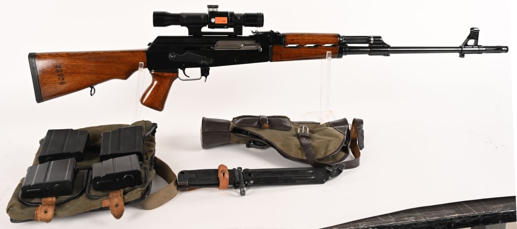 ZASTAVA - KRAGUJEVAC M-76 SEMI AUTO WITH SCOPE (1 of 12)