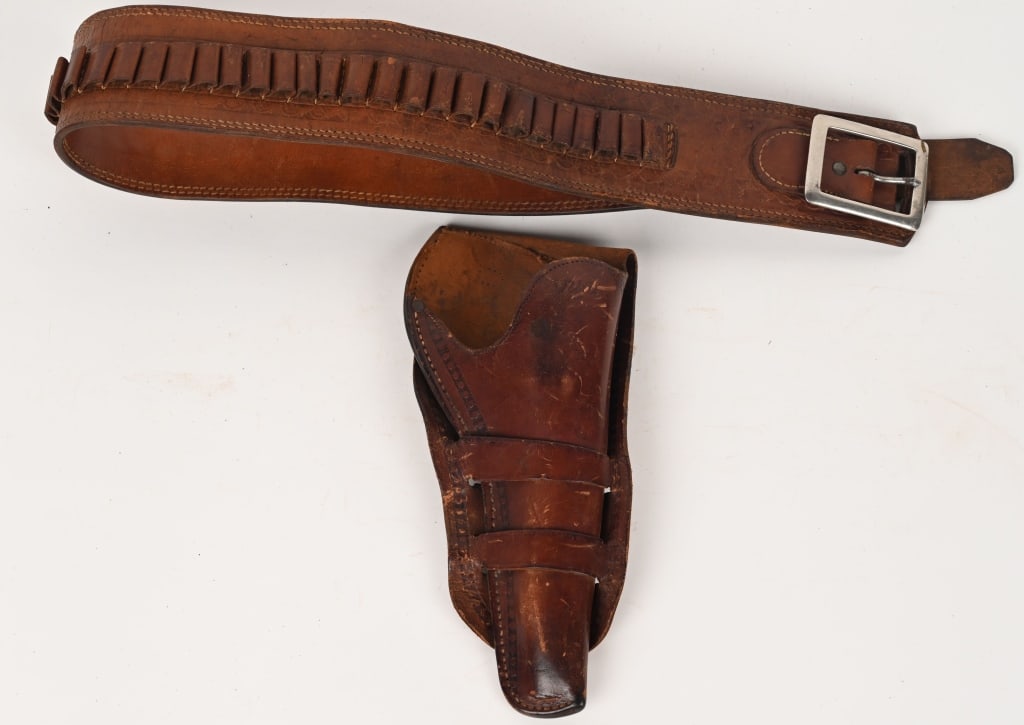 ROYAL HOLSTER W/ UNMARKED CATALOG MONEY BELT 1880s (1 of 10)