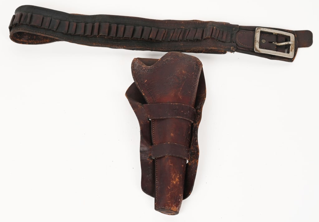 1890 MONTGOMERY WARD COLT 7 1/2" HOLSTER BELT (1 of 11)