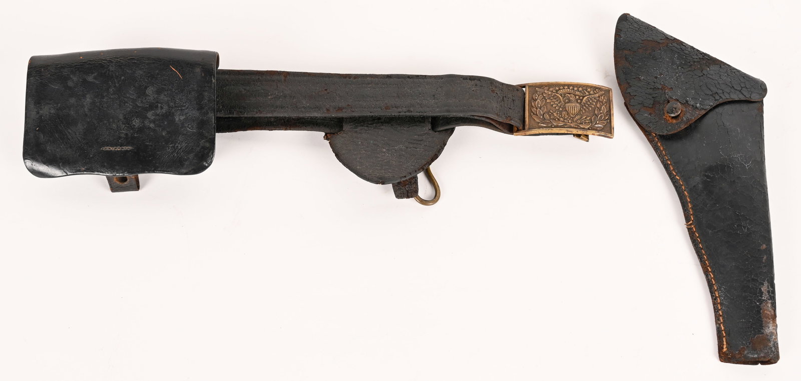 CIVIL WAR MODEL 1851 PISTOL BELT RIG (1 of 14)