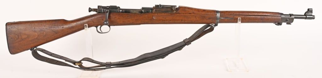 EARLY PRE WW1 SPRINGFIELD ARMORY MODEL 1903 RIFLE: SERIAL NUMBER: 137549 BARREL: 24" CALIBER: 30-06 SPRG. MANUFACTURED: 1905 RE- BARRELED 1908. Metal is blue finish steel with standard blade front and sight guard. 1905 style rear 2700 yard ladder sigh