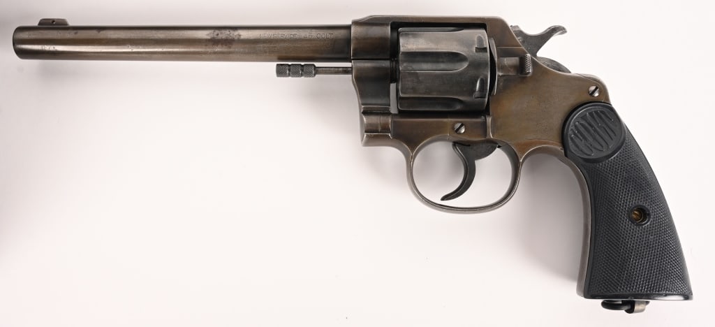 1910 COLT NEW SERVICE REVOLVER IN 45 COLT (1 of 11)