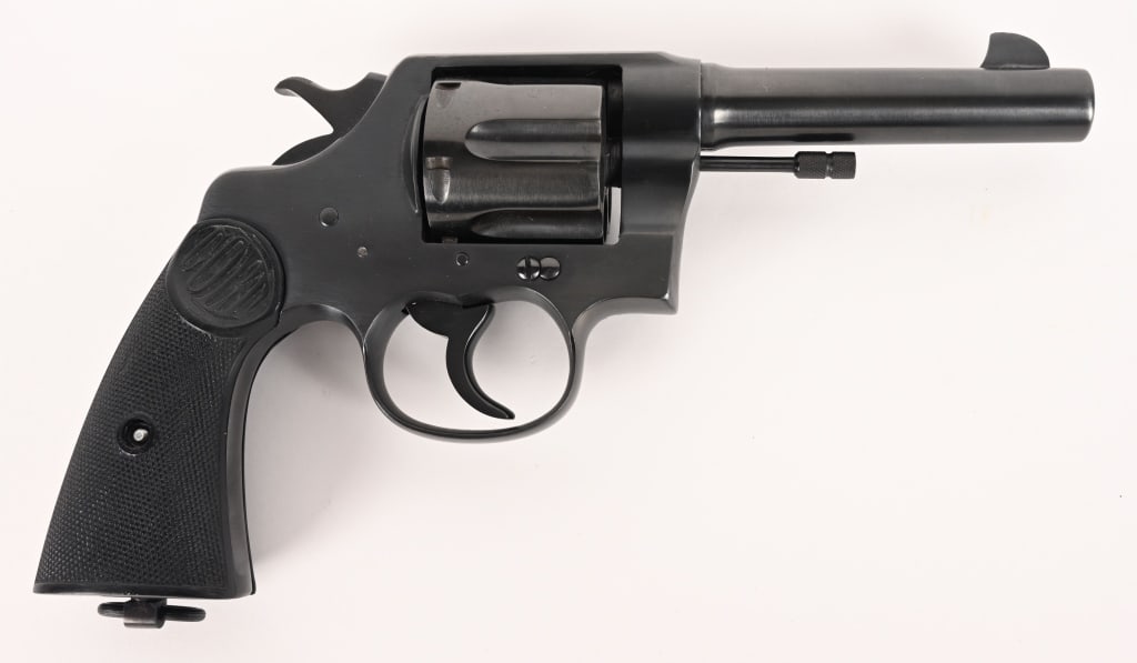 1921 COLT NEW SERVICE REVOLVER IN 45 COLT (1 of 14)