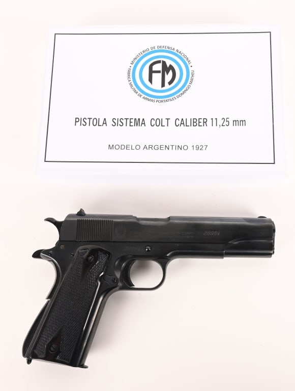 BOXED ARGENTINE MODEL 1927 COLT .45 AUTOMATIC - 2