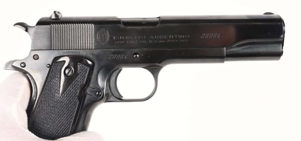 BOXED ARGENTINE MODEL 1927 COLT .45 AUTOMATIC - 4