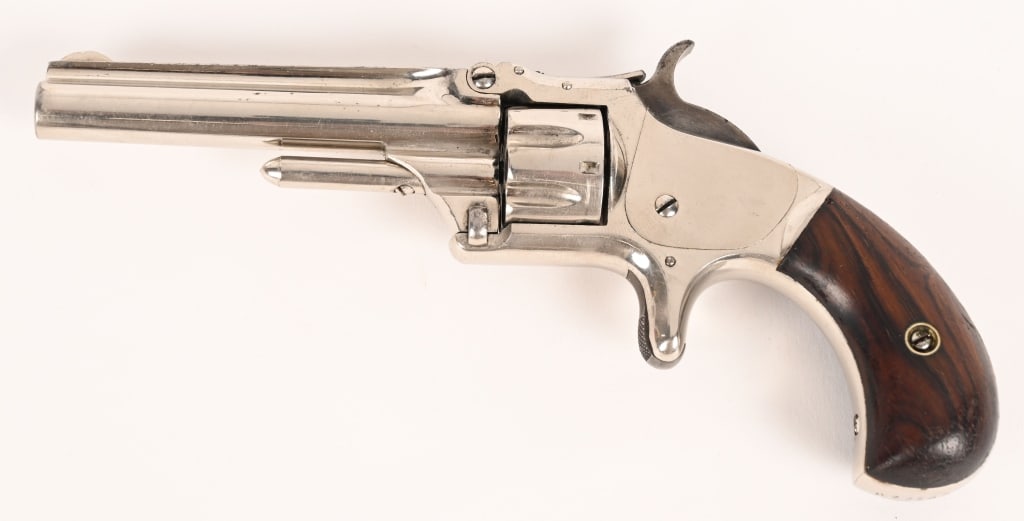 SMITH & WESSON MODEL 1 3RD ISSUE TIP UP REVOLVER (1 of 5)
