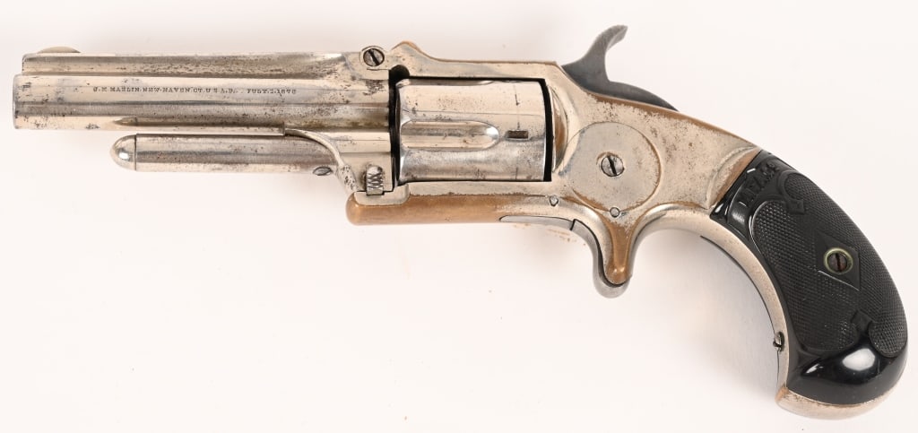 J.M. MARLIN NO 32 STANDARD 1875 TIP UP REVOLVER (1 of 4)