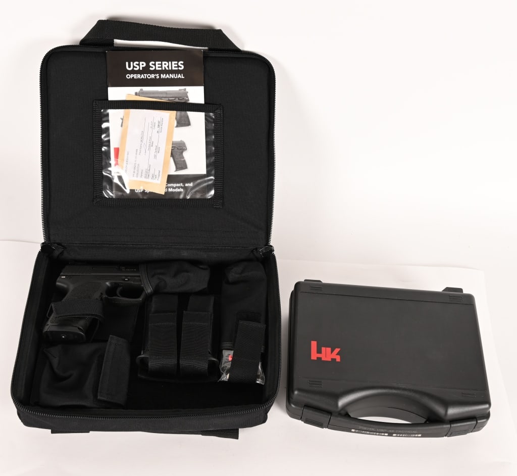 HECKLER & KOCH USP TACTICAL SEMI AUTO 45 PISTOL: SERIAL NUMBER: 25-128127. BARREL: 5". CALIBER: .45 ACP. The HK USP .45 Tactical is a high-performance variant of the robust USP pistol, featuring an extended threaded barrel (16x1 LH) with an O-ring