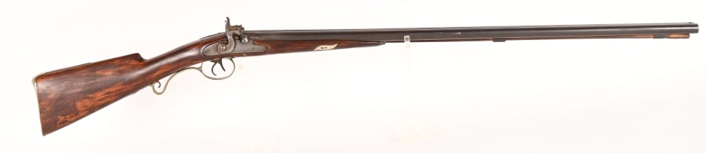 BELGIAN PERCUSSION SxS .16 GAUGE SHOTGUN (1 of 13)