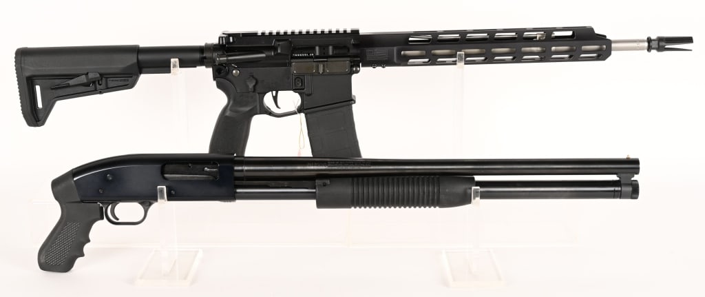 12 GAUGE PUMP SHOTGUN AND AR15 RIFLE PACKAGE (1 of 14)